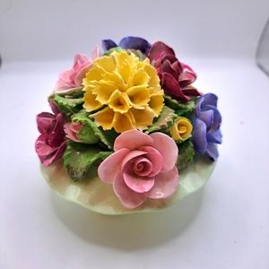 Denton English Porcelain Flower Bouquet